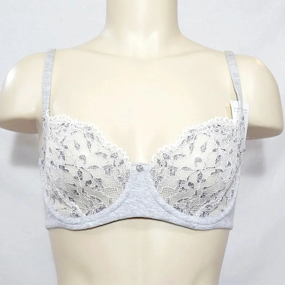Le Mystere 8235 Comfort Chic Balconette UW Bra‎ Gry